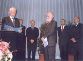 Lutz Niethammer bei der Verleihung des Preises